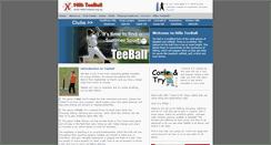 Desktop Screenshot of hillsteeball.org.au